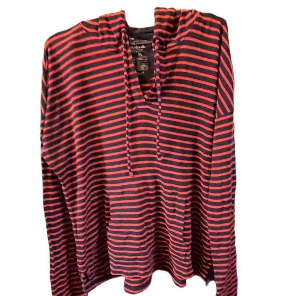 Gap size XL striped “The Octavia waffle Hoodie”.